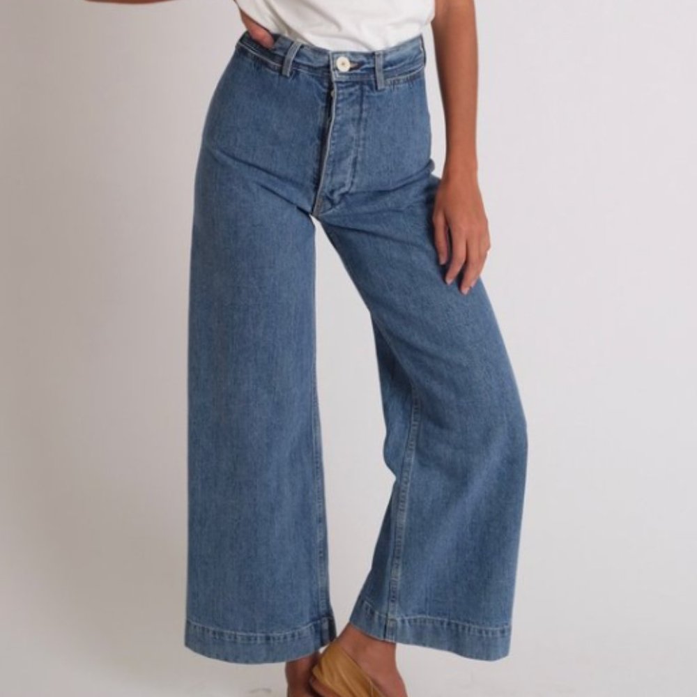 Jesse Kamm Sailor Pants Cowboy Blue Denim